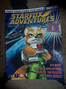 STAR FOX ADVENTURES OFFICIAL BRADYGAMES STRATEGY GUIDE  