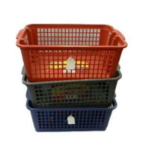  15X10X6In Plastic Basket Stackable Case Pack 48