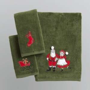  Trim a Home Holiday Santa Towel Set 