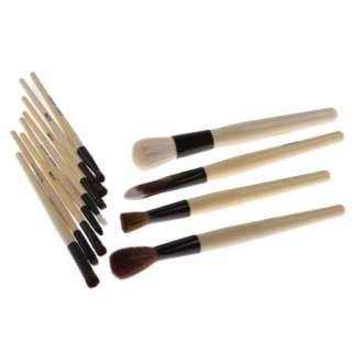 New 12pcs Comestic Makeup Brushes Leather Pouch  