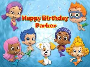 Bubble Guppies #2 Frosting Sheet Edible Cake Topper  