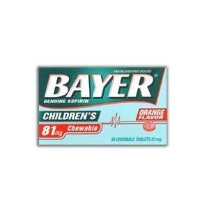    Bayer Chew Tabs Orng Lo Dose Size 36