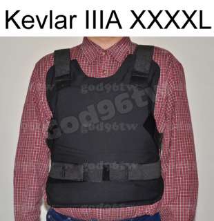 New Kevlar Bullet Proof Vest/Jacket Body Armor NIJ Level IIIA 3A 38 