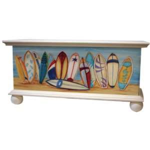     beach house furniture, toy chest, child room decor