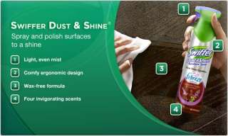  Swiffer Dust and Shine Furniture Polish Cleaner Febreze 