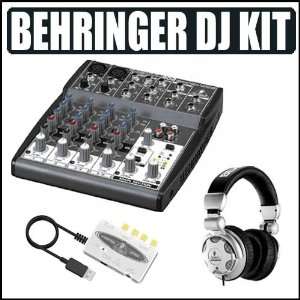  Behringer 802 8 input Mixer With Accessory Kit 