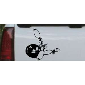  Funny Bowling Ball and Pins Sports Car Window Wall Laptop 