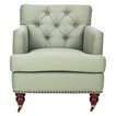 Safavieh Colin Tufted Sage Club Chair with Castors 