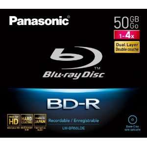   DUAL LAYER SINGLE SIDE WRITE ONCE BLU RAY DISC W/ 4X SPEED