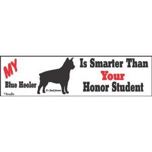 Blue Heeler Honor Bumper Sticker