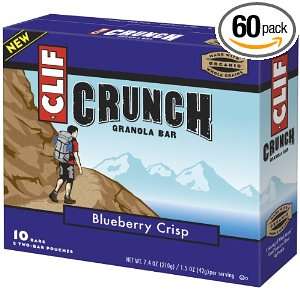  Clif Bar Blueberry Crisp, 7.4 Ounce, 5 Count (Pack of 12 