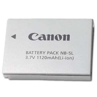 Canon NB 5L Genuine Lithium Ion Battery Pack (1120mAh) NEW OEM 