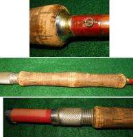 Antique Bamboo Fly Fishing Rod 3 Piece 2 Tips Montague Flash Tonkin w 