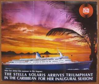 STELLA SOLARIS (Sun) Inaugural Cruises DECK PLAN  