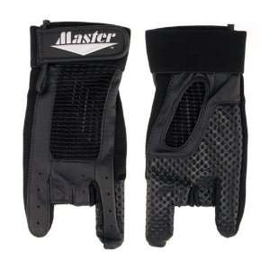  Black Leather Bowling Glove by Master  Right Hand Sports 
