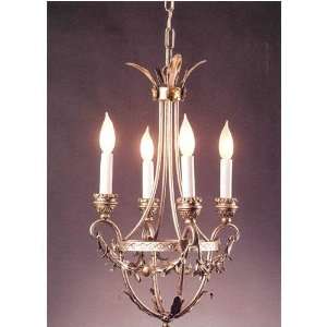 Bradburn Gallery Silver Rosette Chandelier