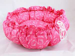 PET/DOG/CAT BED house HANDMADE confortable hot pink KT US stock  