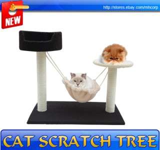 New Cat Scratcher Kitty Cat Tree Condo Post Tower Toy Climber Pet 