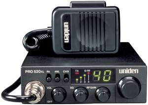 UNIDEN PRO520XL 40 CHANNEL COMPACT CB RADIO  