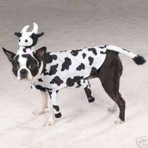    Udderly Adorable Dog Cow Halloween Costume MEDIUM