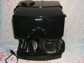 Krups XP1500 Coffee Cappuccino Espresso Maker Machine 10 Cup 
