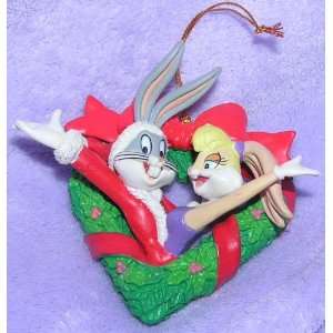  Looney Tunes Bugs Bunny and Lola Bunny Christmas Ornament 