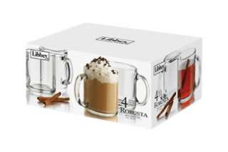 This Libbey Glass Robusta Glass Coffee Mugs are a perfect addition to 