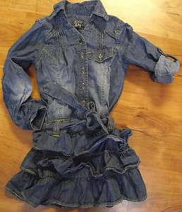 Childrens Place Denim Dress Size 4 5  
