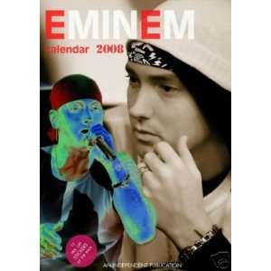  Eminem 2008 Mini Poster Calendar + Free Stickers