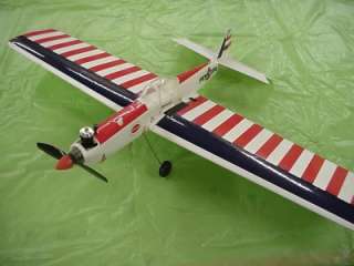 COX SUPER CHIPMUNK STUNT VINTAGE MODEL U/C AIRPLANE LOOKS UNRUN  