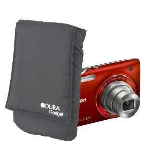 Black Soft Touch Camera Case With Belt Loop For Nikon COOLPIX 
