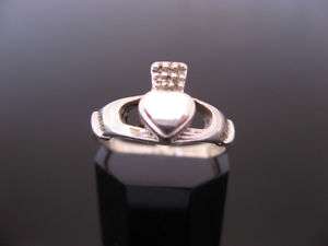 9mm 925 Sterling Silver Claddagh Ring Size E F G K L  