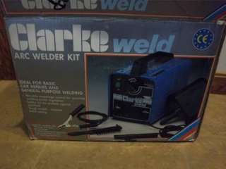 Clarke 120V stick / Arc welder 95E 30 90 amps in box made in Italy NO 