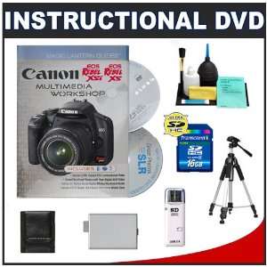 Guide Book with DVDs for Canon EOS Rebel XSi/XS Digital SLR Camera 