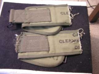 US WWII 30 cal Cleaning rod Pouches(lot 4 Mint Damaged  