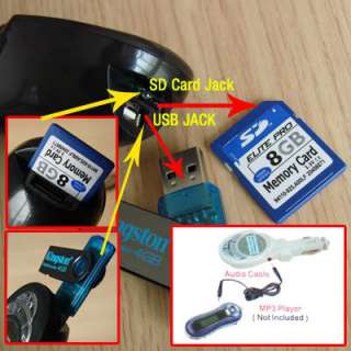 Car FM Transmitter USB SD MMC SLOT  Player Remote 1003  