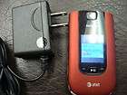 at&t Nokia 6350 Red Flip phone  Player Bluetooth Vid