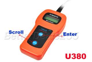 U380 OBDII Car Diagnostic Tool Memo Scanner DTC Code Reader