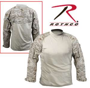 ROTHCO Combat Shirt, Desert Digital Camouflage, Style 90020, Size Sm 
