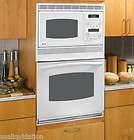 GE PROFILE UPPER MICROWAVE WITH 30 CONVECTION OVEN WHITE PT970 @ 53% 