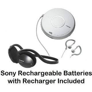 Sony Walkman Portable Skip Free CD Player & AM FM Radio with Earbud 