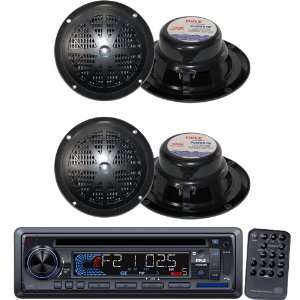 Speaker Package   PLCD33MR AM/FM MPX IN Dash Marine CD/ Player/USB 