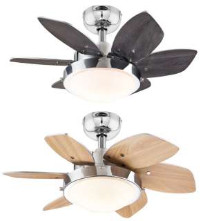   Indoor Ceiling Fan, Chrome with Opal Frosted Glass