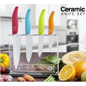 5PC Colour Coded Ceramic Knife Sets 