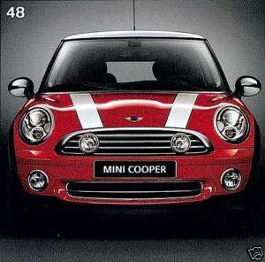 MINI Cooper 08 & Up Clubman S Bonnet Hood Stripes White  