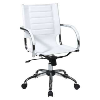 Office Star White Trinidad Desk Chair.Opens in a new window