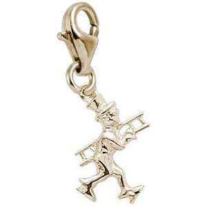Rembrandt Charms Chimney Sweep Charm with Lobster Clasp, Gold Plated 
