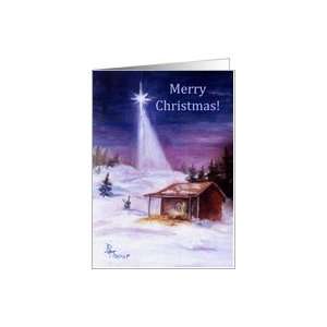  Christmas Carol Card Away in a Manger Card Health 