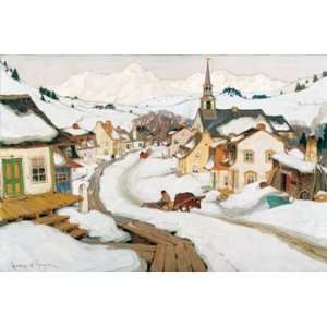   Laurentians, Giclee Print by Clarence Gagnon, 54x36