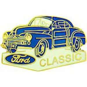 Classic Ford Car Blue 1